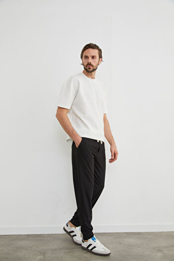 CALİA Men's Relaxed Fit Striped Jogger Pants
