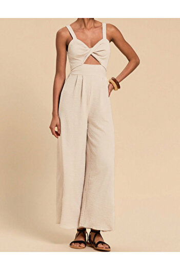SHEIN Shein long jumpsuit, cream