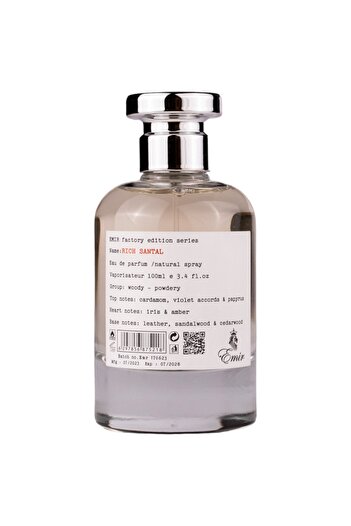 EMIR Rich Santal Factory Edition, Extrait De Parfum Unisex, 100ml