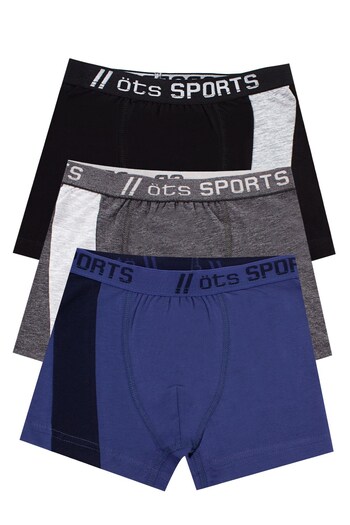 Öts Boys' Boxer 3-Pack (96% Cotton - 4% Elastane)