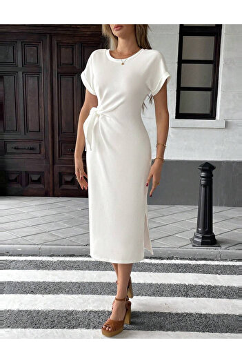 SHEIN Shein midi dress, white