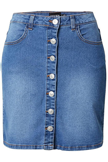 PIECES Pieces denim skirt, blue