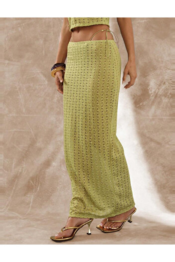 SHEIN MUSERA beach skirt by Shein, green