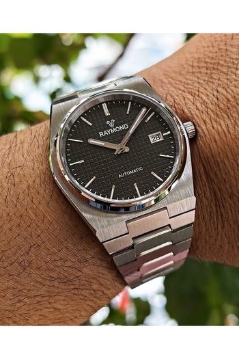 Raymond 41mm Elegant Japanese Automatic Movement Men's Wristwatch