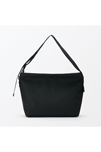 Muji Recycled Polyester Shoulder Bag with Wide Strap