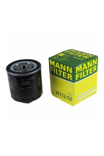 Mann Filters Oil Filter Mann-Filter W712/52 for Gasoline Engines Audi, Seat, Skoda, Volkswagen