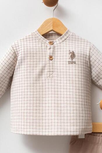 U.S. Polo Assn. Kids U.S. Polo Assn Usb2576 Baby Boy 2-Piece Set