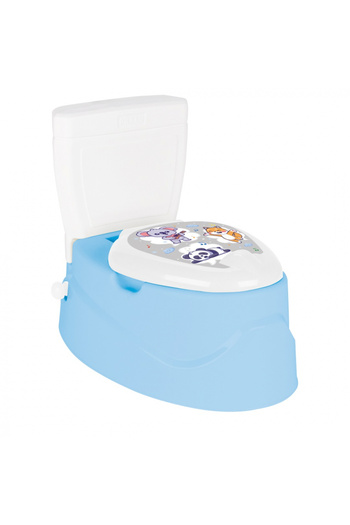 PİLSAN Educational potty for children Minitoilet Talking Blue with sounds, rounded edges, bowl