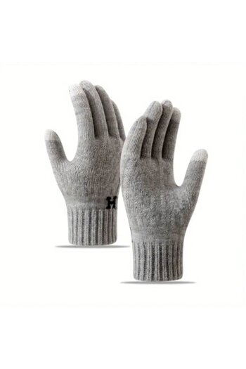 Optim Solution Winter Gloves, OPTIM SOLUTION, Tactile, for Men, Touchscreen Function, Acrylic, Universal Size, Ligh