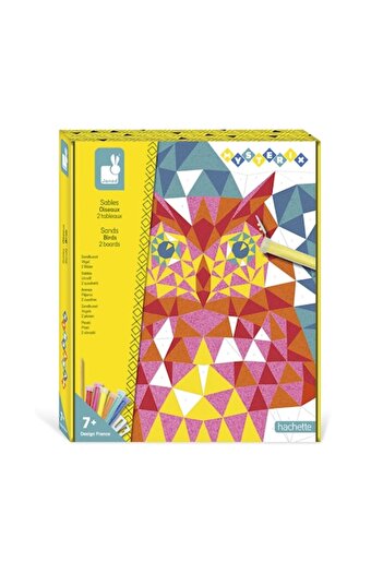 Janod Creative Set - Create with Sand: Birds