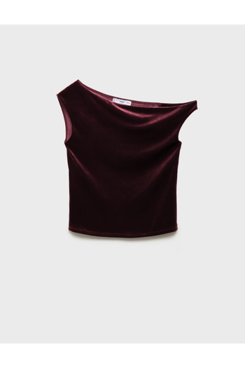 MANGO Mango tank top, cherry red