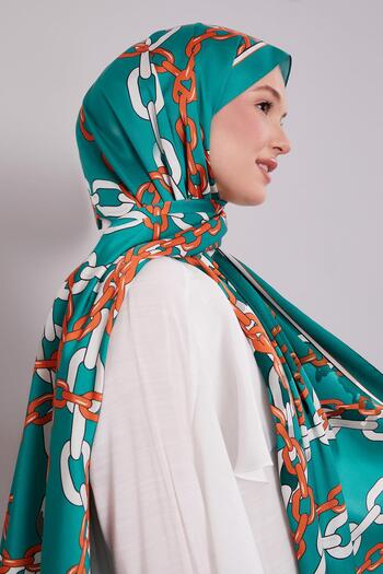 Levidor Emerald Chain Twill Shawl