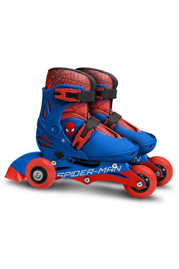 STAMP Spiderman 2 in 1 roller skates, size 27-30, adjustable