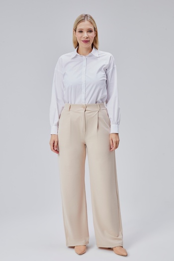 Symirna Pleated Palazzo Women's Pants