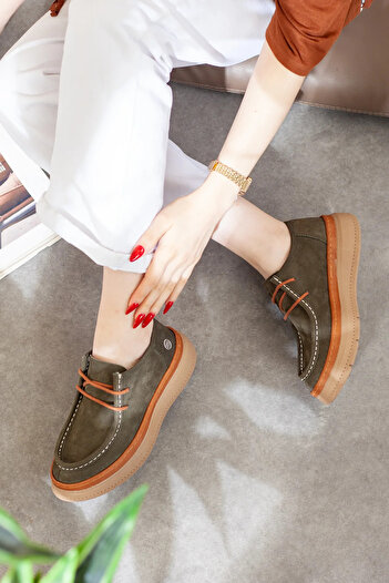 Adım Adım Mammamia Genuine Leather Casual Shoes