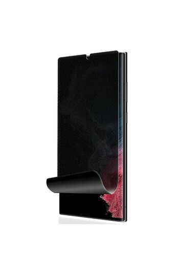 isag Privacy Hydrogel Screen Protector TPU Compatible with Samsung Galaxy S22 Ultra