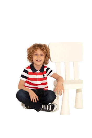U.S. Polo Assn. Boy's Polo Neck T-Shirt