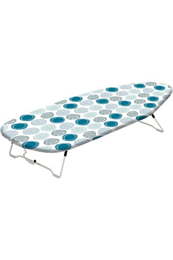Feelings Ironing Board With Steam Iron Rest Holder 4-Leg Foldable & Adjustable Iron Table Lightweigh