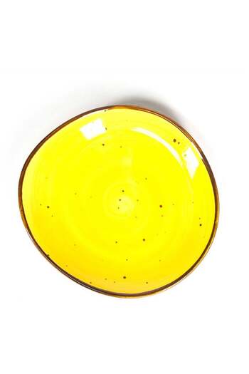 KAVO Yellow Ceramic Plate