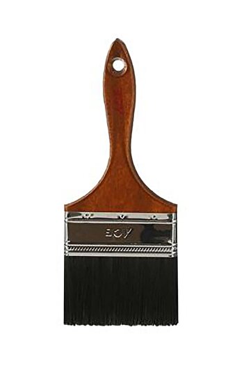 ACE Natural Bristle Paint Brush with Wooden Handle, Multicolor, 4 Inch