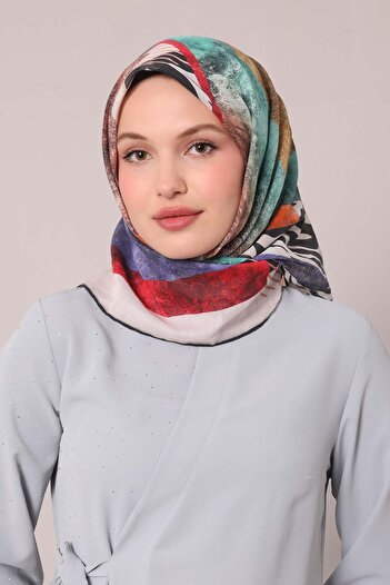 Levidor Pink Zebra Pattern Cotton Scarf