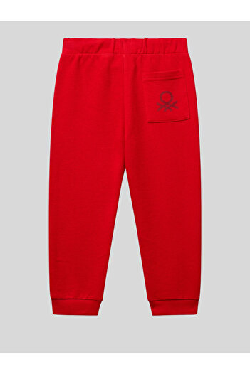 Benetton Boy's Tracksuit Bottoms 1-6 Years Old Red