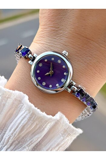 Coliseum Steel and Stone Cord Vintage Series Small Case Special Design Women Wristwatch Sp.8933.M7