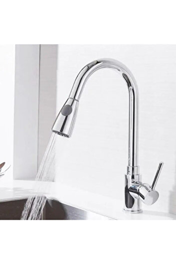 KORMAN TECHNIK SUS304 stainless steel kitchen faucet with pull-out sprayer, touch on/off, chrome finish