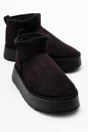CCWAY AYAKKABI High-Sole Mini Boots Black