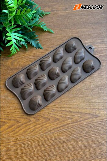 Neskuk Silicone Chocolate Mold, Seashell Silicone Mold, Halva Mold