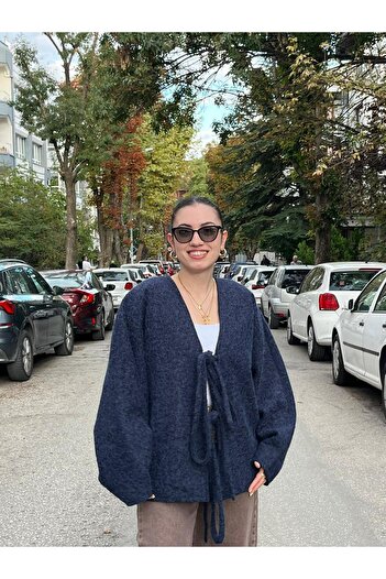 Betül Nayir Kırçlı Jacket - Navy Blue