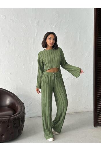 Jeevee Corduroy Casual Two-Piece Set