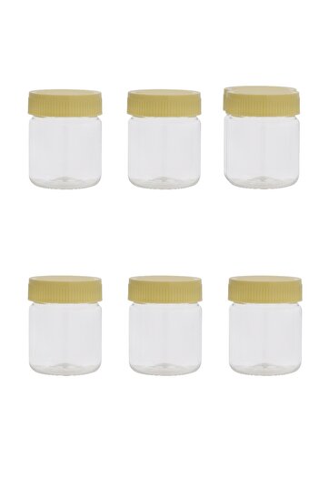 The comprehensive house 250ml Clear Plastic Spice Jar