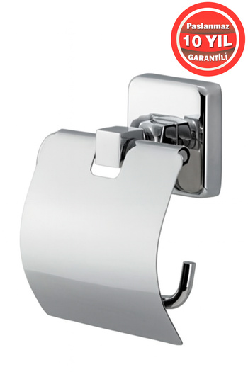 BanyomHome Clk Stainless Brass Dove Lid Toilet Paper Holder Chrome Color