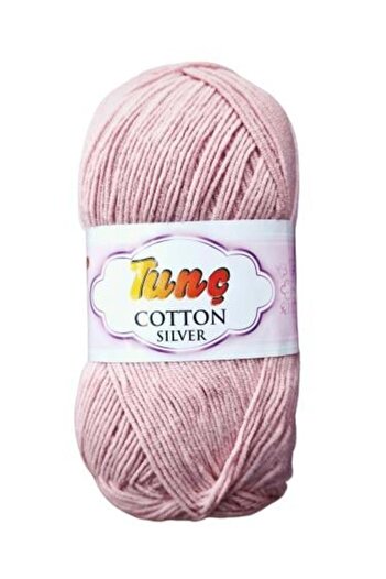 Tunç Tong Cotton Silver Thread, similar to Cotton Gold and Jeans - Cotton (55%) and Acrylic (45%), Color No. 399