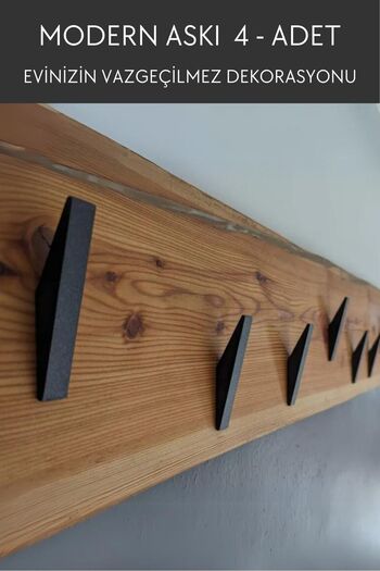 HasFar Tech Decorative Wall Hanger| 4 Pieces| Wall Mounted Hanger| Modern Wall Hanger| Clothing Hanger