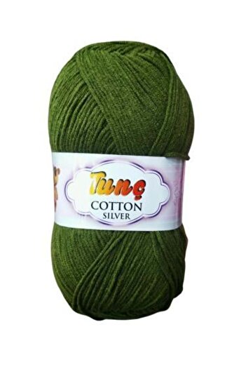 Tunç Tong Cotton Silver Thread, similar to Cotton Gold and Jeans - Cotton (55%) and Acrylic (45%), Color No. 399