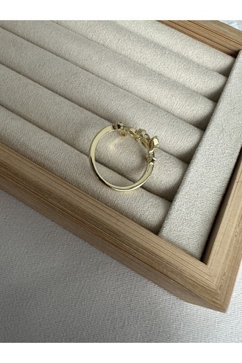 ringbox Gold Small Flower Ring