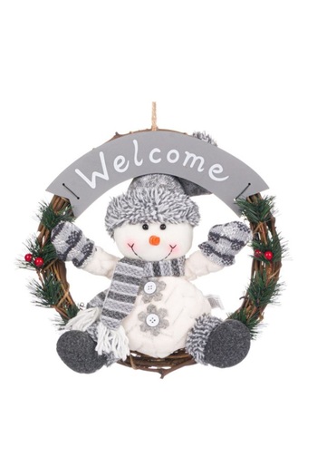 OEM Artificial wreath, decorative, for winter holidays, Christmas, 30 cm