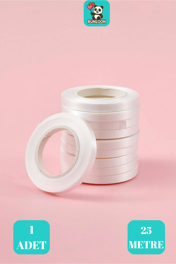 Bunloon 25 Meters White Raffia Ribbon – Party and Gift Decoration String