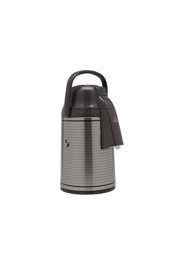 Generic Japanese thermos, 3-liter, striped, Zigroshi-style, stainless steel