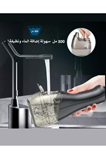 ALL İN 300ml Cordless Water Flosser Portable Oral Irrigator 5 Cleaning Modes 6 Water Nozzles IPX7 Waterproof