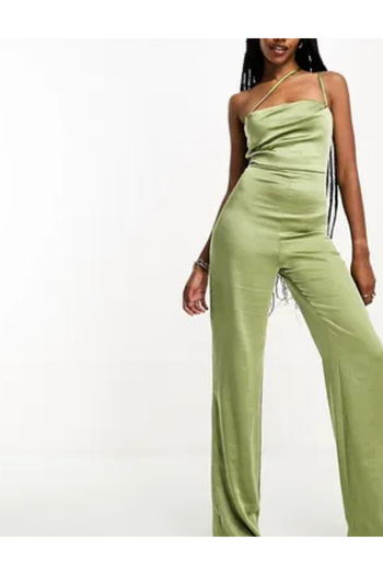 Vesper Vesper long jumpsuit, green