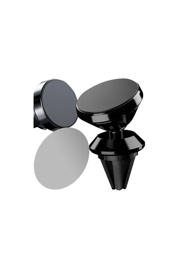 Xtrobb Car phone holder, magnetic grip, 90 degree tilt, 360 degree rotation, 4.5x3.4x3.4 cm