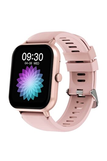 WTO WTO® Smartwatch, 1.83” HD Screen, 230 mAh Battery Capacity, Pink, Anti-static Silicone Strap