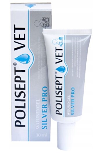 Other JM SANTE POLISEPT VET WOUND GEL SILVER gel dressing for DOGS AND CATS 30ml
