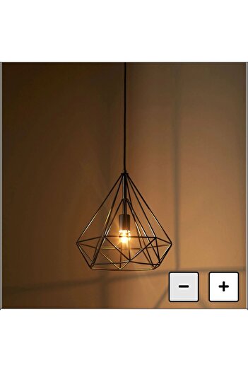 OEM Inspire Byron Pendant, 1 x E27, black Refined Style Ambiance For Your Home