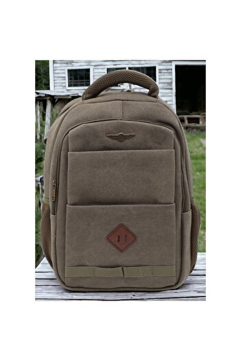OEM Multi-functional Backpack, Textile Material Linen Type, M23301, 45X32X17cm, Green