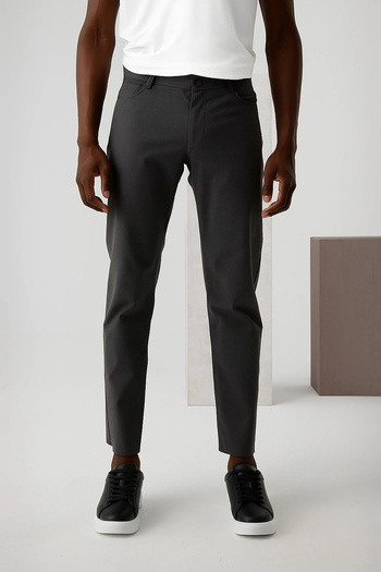 Isaora Regular Fit Normal Waist Straight Leg Trousers Men's Pants Isr5904 Drg