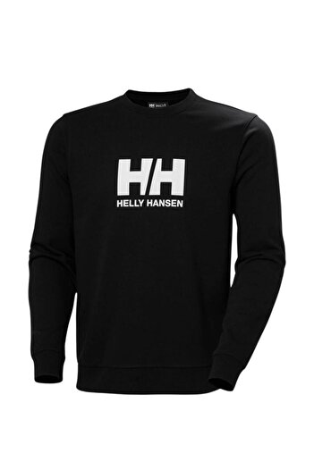 Helly Hansen Ανδρικό φούτερ με λογότυπο Hh Crew Μαύρο φούτερ Hha.54583-hha.990